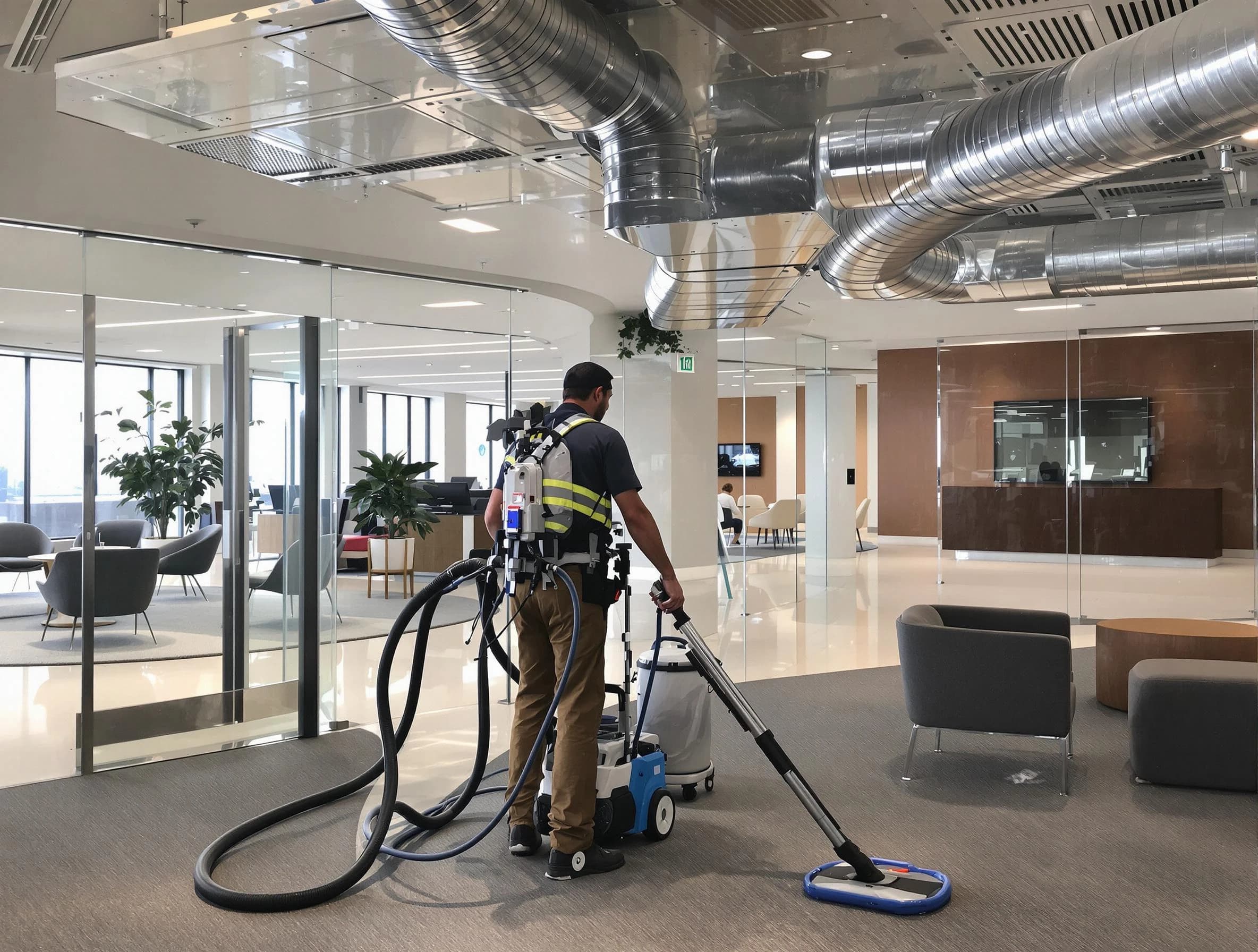 Commercial duct cleaning service by Bethel Park Air Duct Cleaning in Bethel Park
