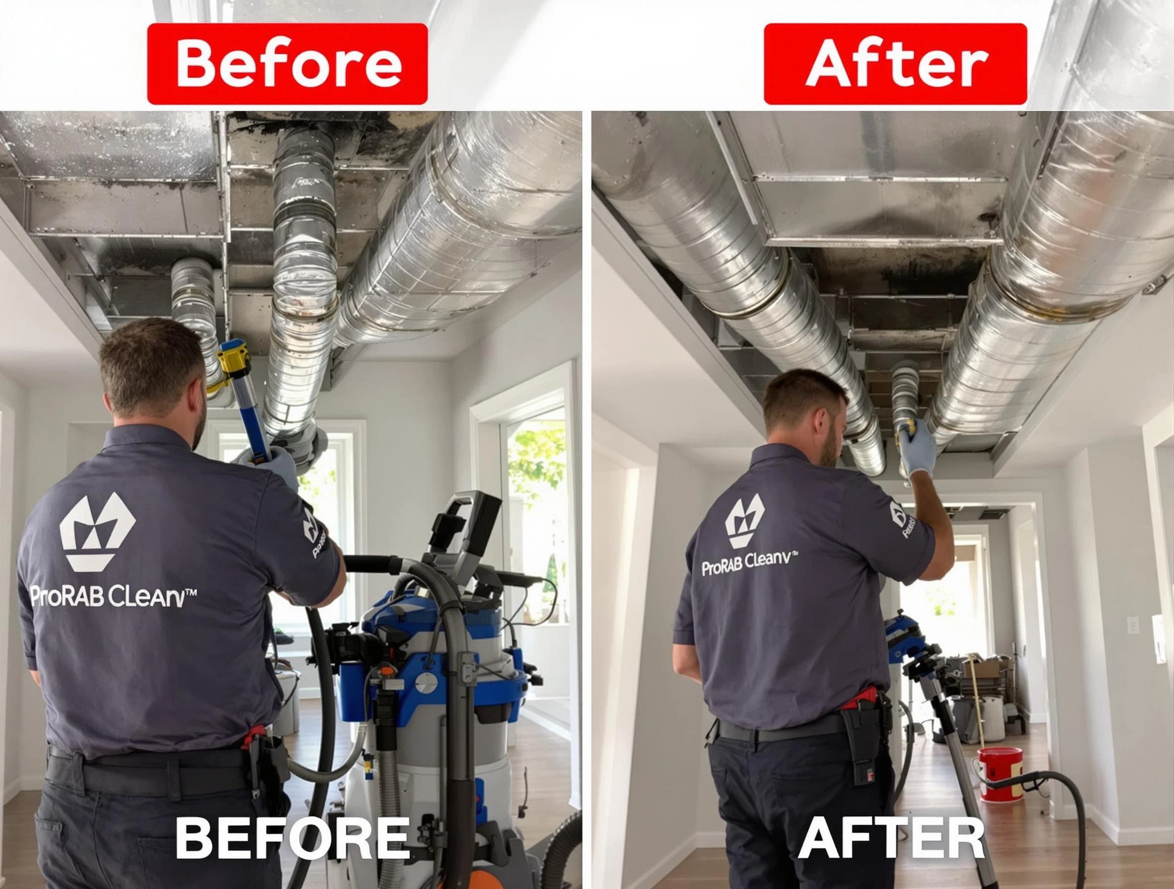 Bethel Park Air Duct Cleaning expert performing thorough residential duct cleaning in a Bethel Park home