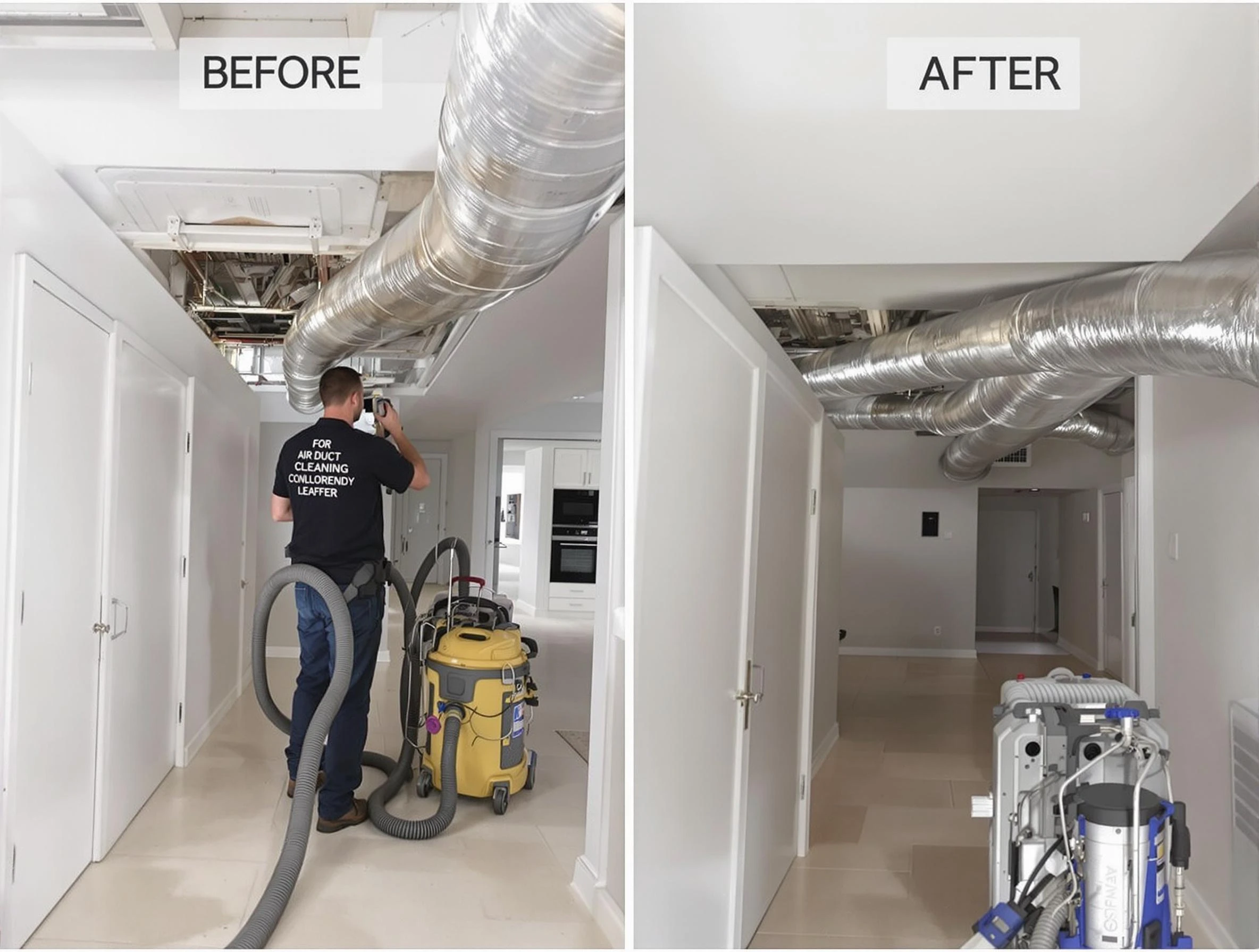 Bethel Park Air Duct Cleaning professional performing thorough air duct cleaning in Bethel Park