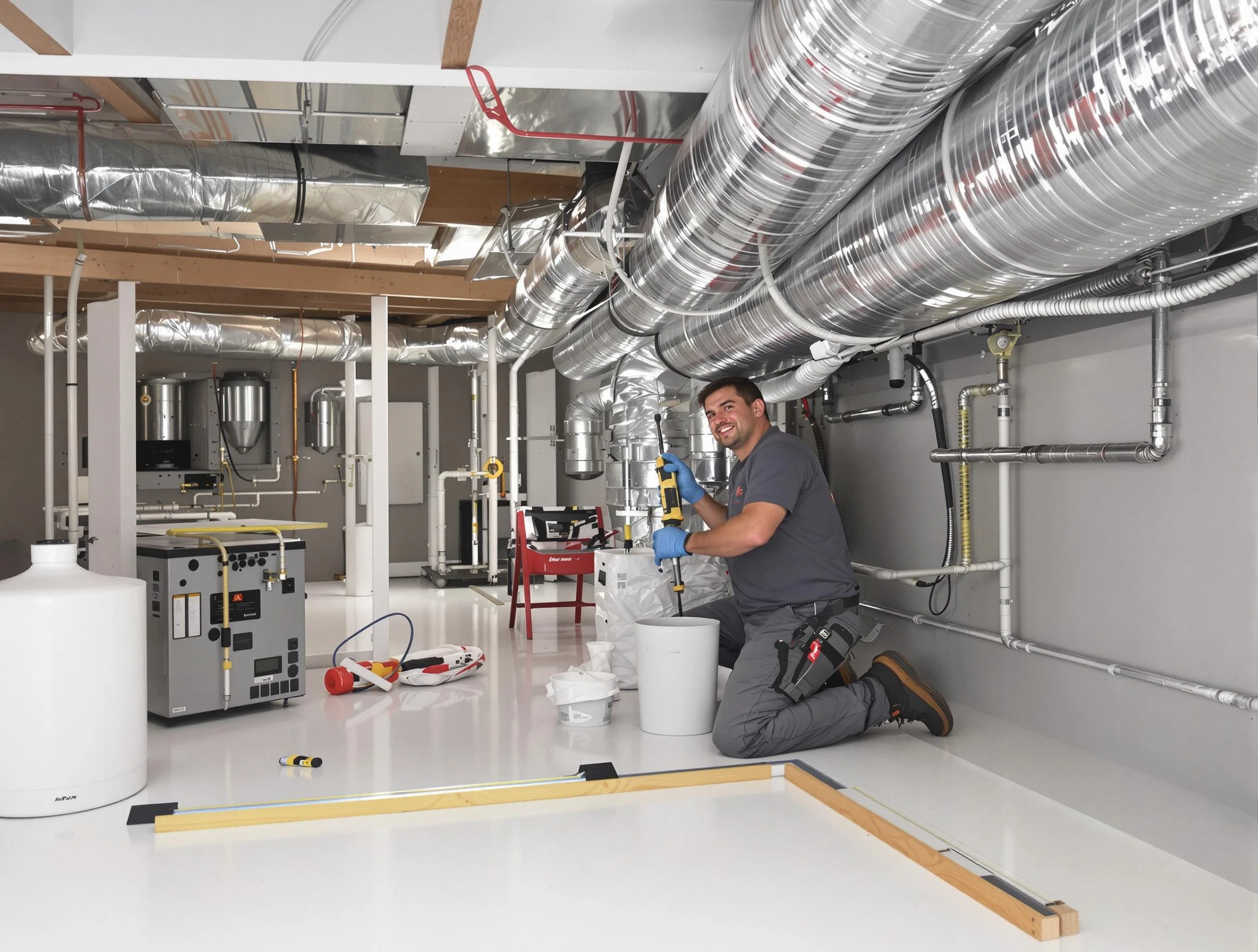 Professional duct sealing service by Bethel Park Air Duct Cleaning in Bethel Park