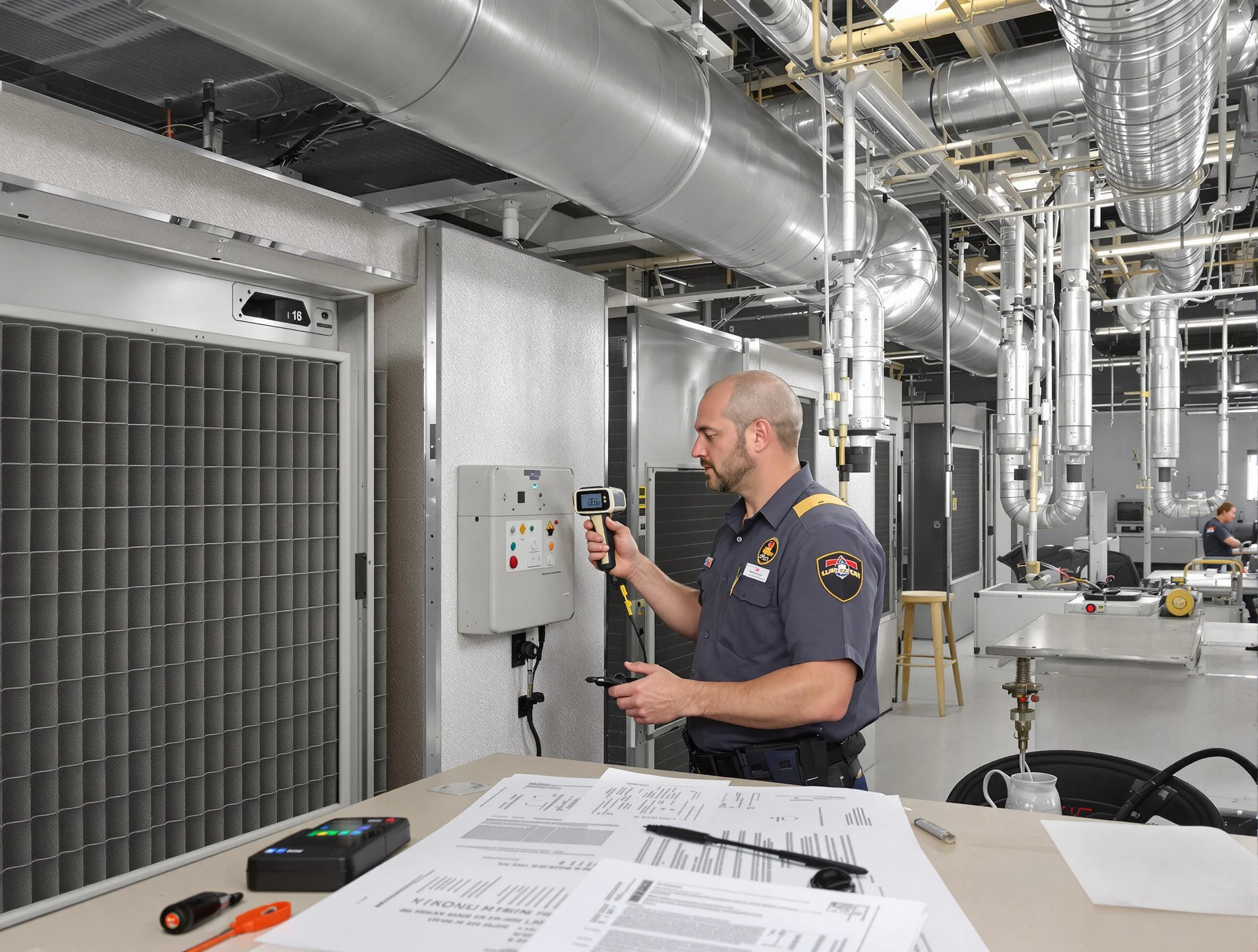 Professional filter system inspection by Bethel Park Air Duct Cleaning in Bethel Park